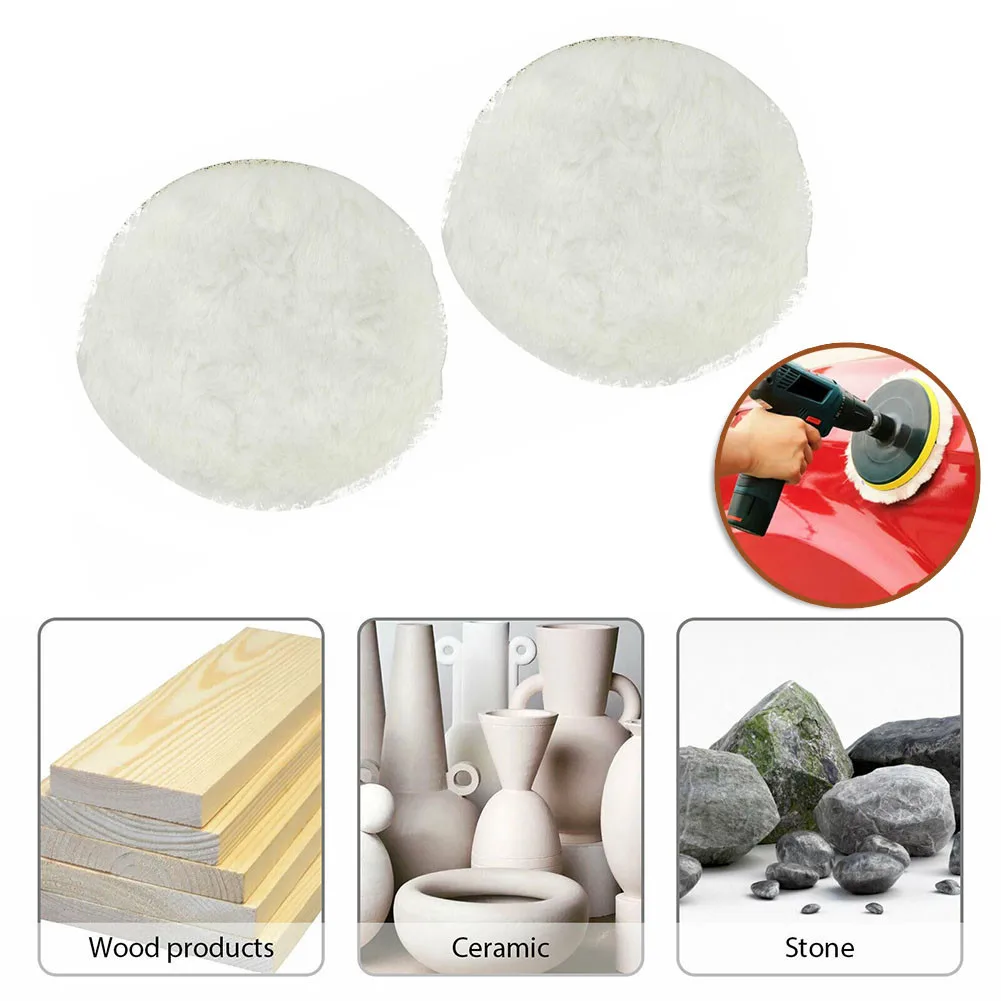 

Stainless Steel Polishing Pad Stone Washable White Buffer Wood Products