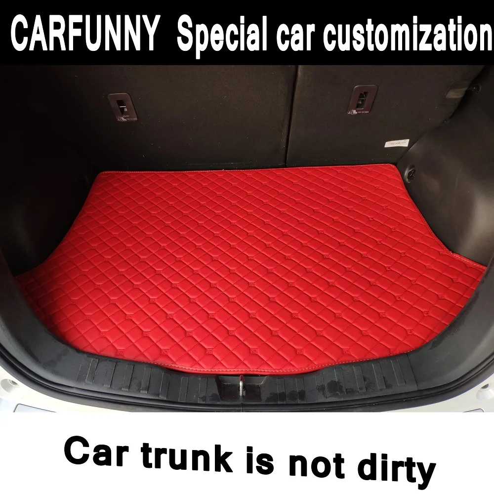 Автомобильные коврики багажника для Chevrolet AVEO Cruze Captiva Camaro TRAX Epica кавалер - Название цвета: red