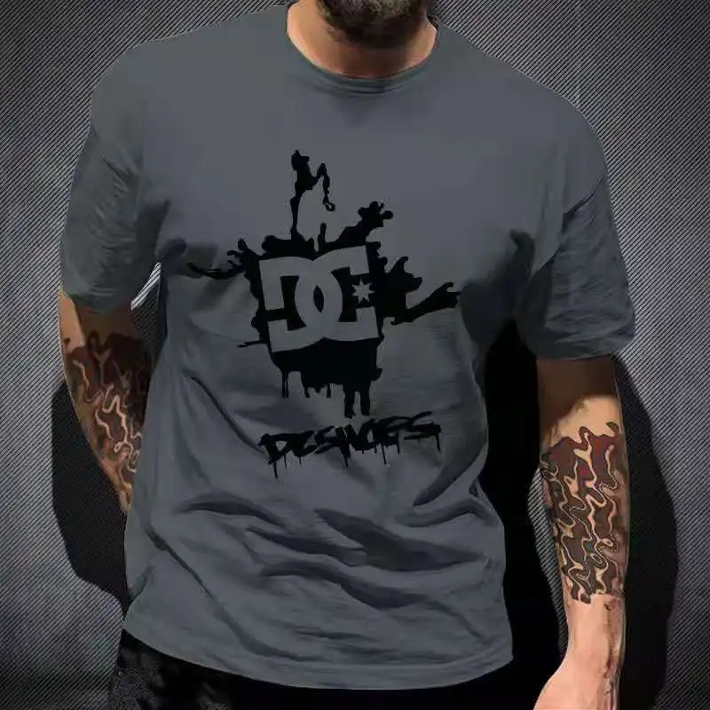 

Summer Oversize T-Shirt Men/Women Top Quality Fashion Casual Short sleeve Tee 2021 DC T Shirt Hip Hop classic Tops