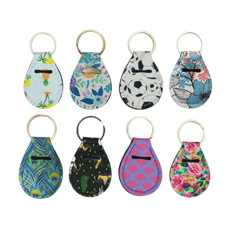 12 шт. держатель для монет брелок из неопрена с рисунком единорога в виде ладони