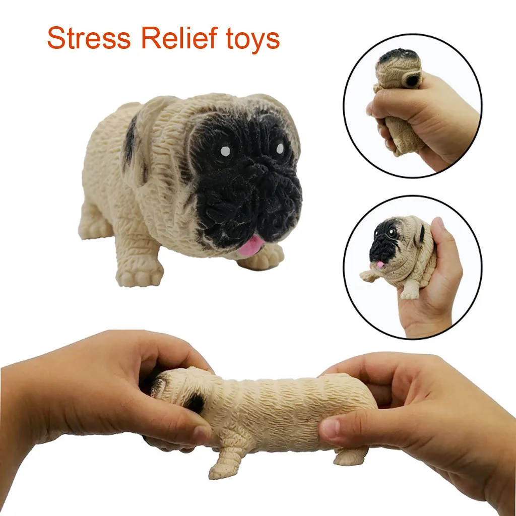 

1pcs Fashion Creative Venting Decompression Toy Novelty Practical Jokes Squeezing Shar Pei Toys For Kids Friends Great Gifts FE
