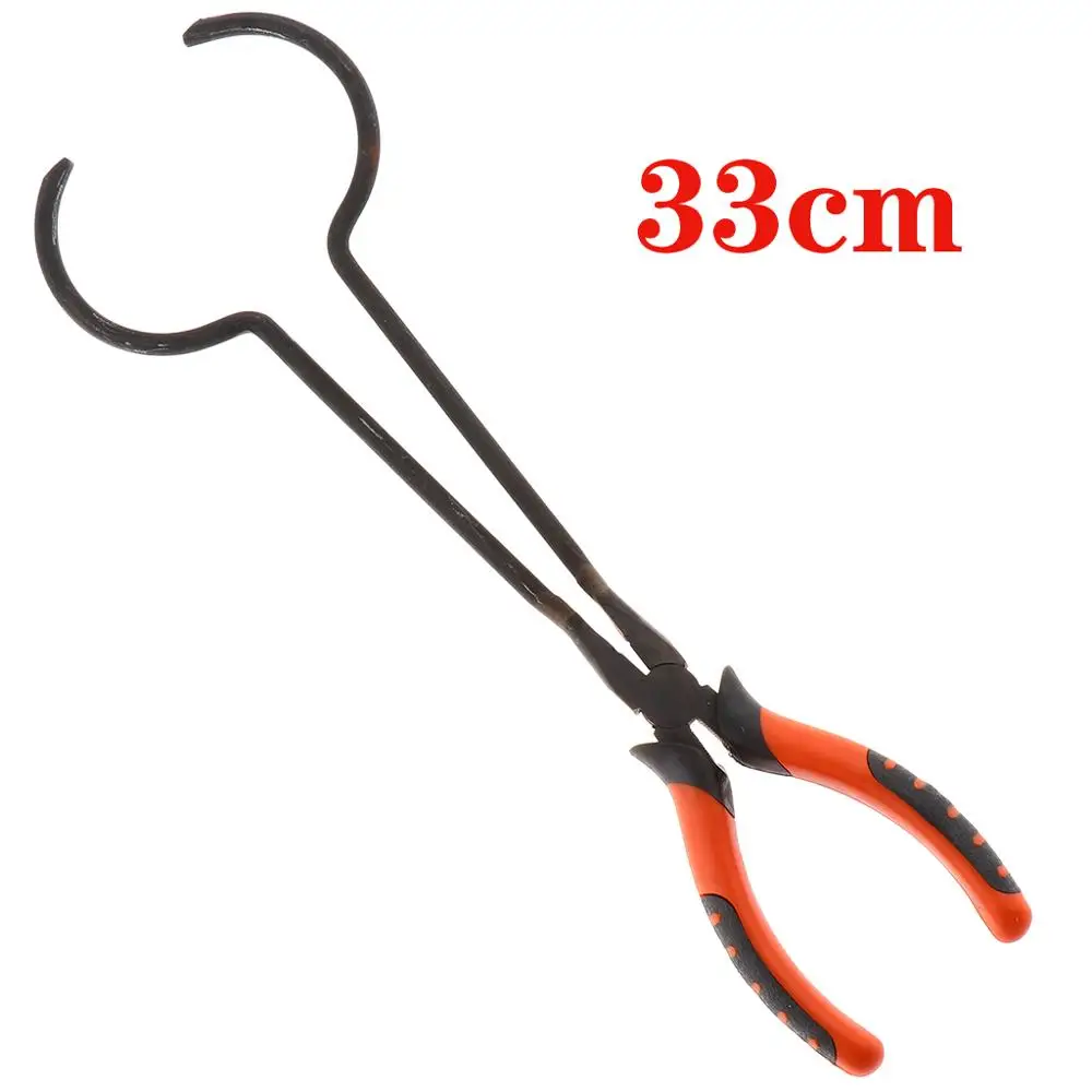 33cm Metal Alloy Crucible Tong Clamp Graphite Melting Furnace Pliers Holder Jewelry Making Tools & Equipments