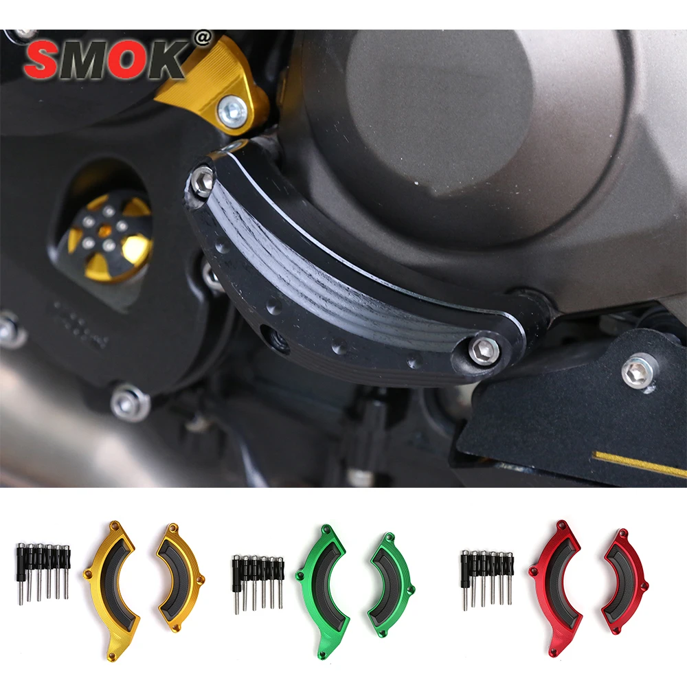 

SMOK For Kawasaki Z900 2017 2018 Motorcycle CNC Aluminum Case Guard Cover Engine Crash Frame Protector Slider Falling Protection