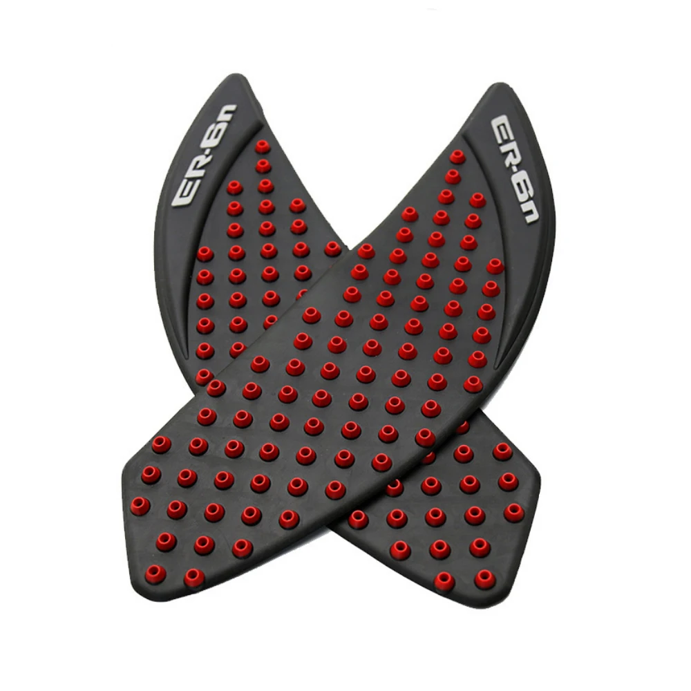 

waase For Kawasaki ER6N ER-6N 2006 2007 2008 2009-2012 Tank Pad Protector Sticker Decal Gas Knee Grip Tank Traction Pad Side