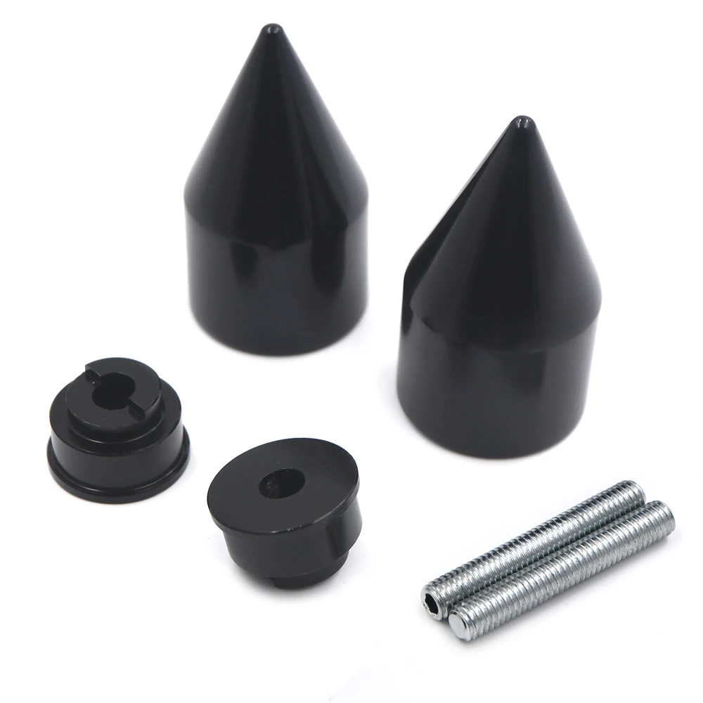 Aftermarket Бесплатная доставка мотоциклетные части черные концы шипа рукоятка руль