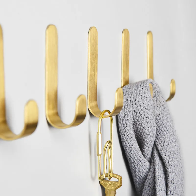 4 шт. латунный перфорированный Золотой крючок скандинавский перфорационный