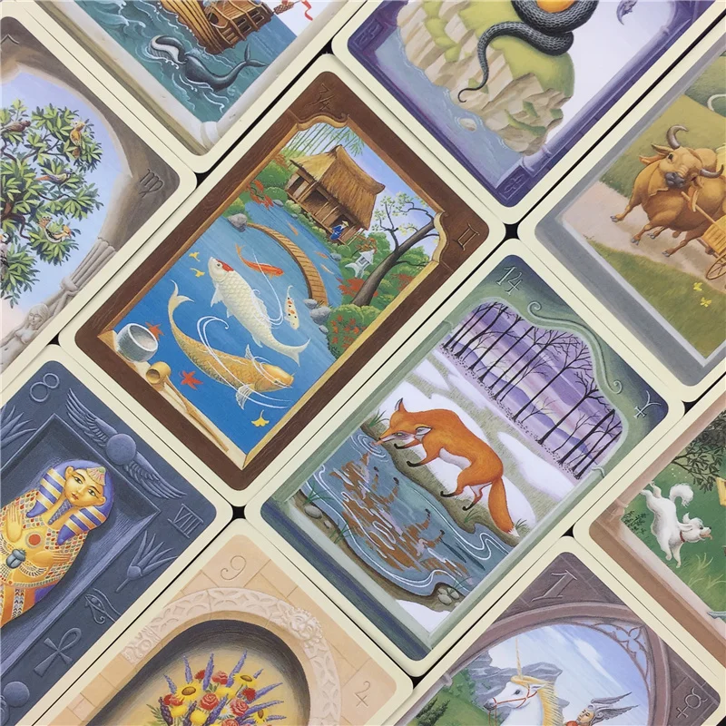 

Mystical Lenormand Oracle Cardsarot Cards With English PDF Guidebook Playing Card Table Games Board Games for Entertainment