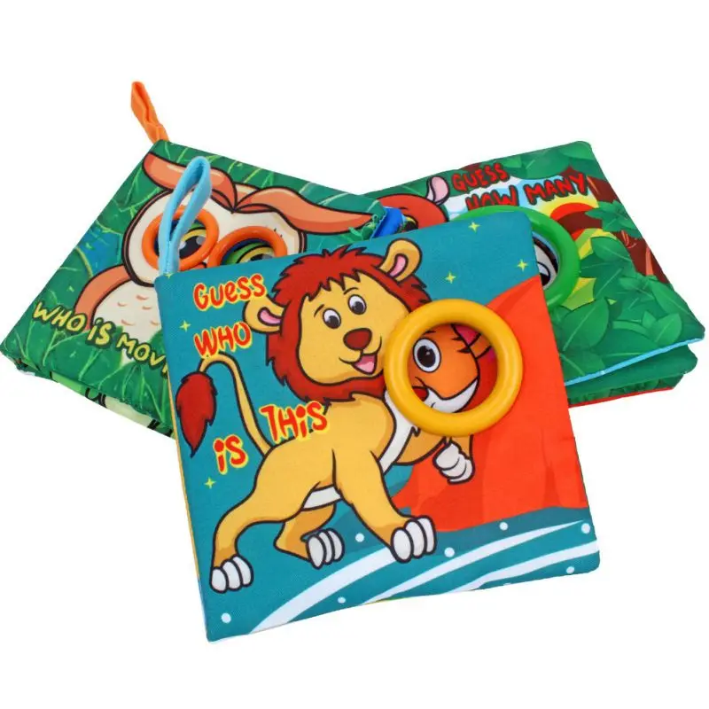 Детская книжка с рыбками из мягкой ткани акулий хвост мягкие детские книжки для