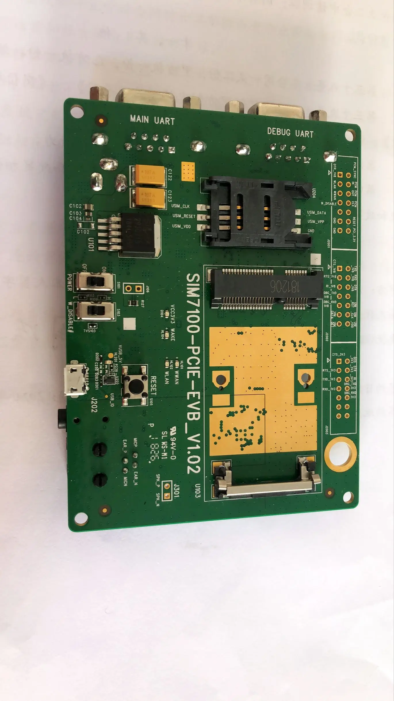 SIMCOM оригинальная плата mini pcie to evb для SIM7600G-H SIM7600E-H SIM7600SA-H SIM7600NA-H SIM7600V-H SIM7600JC-H на