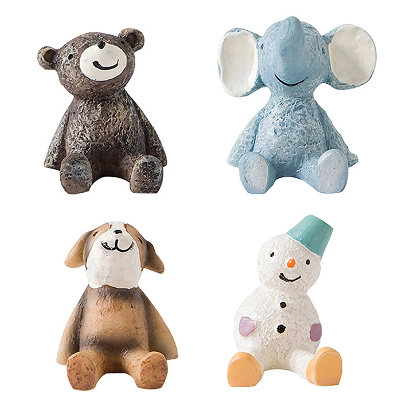 

1PC Hook Resin Cartoon Animal Foam Adhesive Hook-Plug Rack-Mobile Phone Bracket Little Bear Monkey Snowman Hooks Color Random