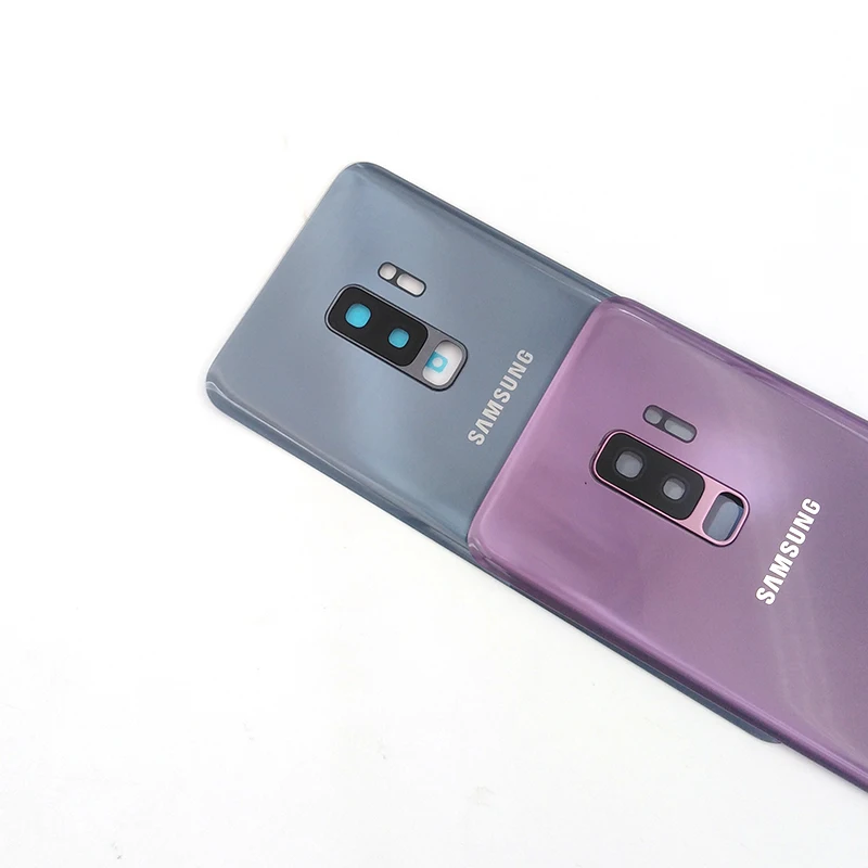 Стеклянная задняя крышка батарейного отсека для Samsung S9 корпуса панель запасные