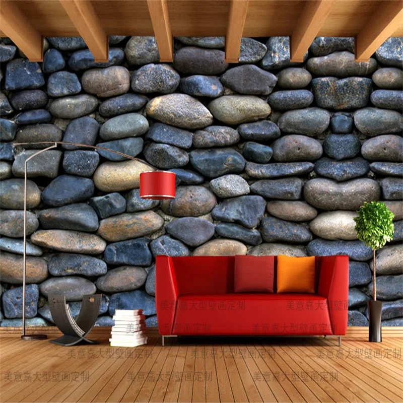 Фотобумага на заказ из булыжника настенная бумага для гостиной спальни бара кафе