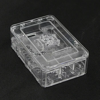 Чехол Коробка для Raspberry Pi 3 Model B+ plus корпус из АБС-пластика коробка крышка оболочка корпус коробка для PI3 - Цвет: Transparent