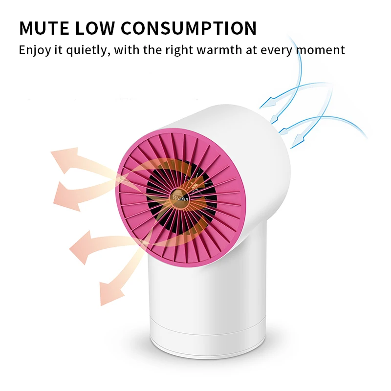 Мини электрический обогреватель теплого воздуха портативный домашний офис