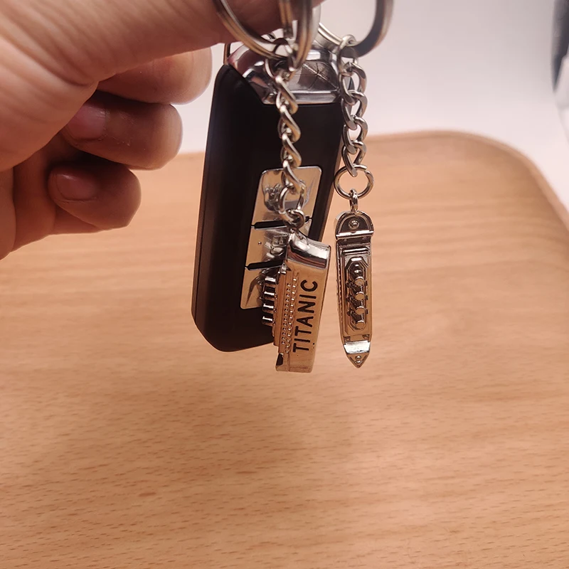 Джек Роза Титаник Круизное Судно Модель брелок Шарм мини Пароход ключ цепочка