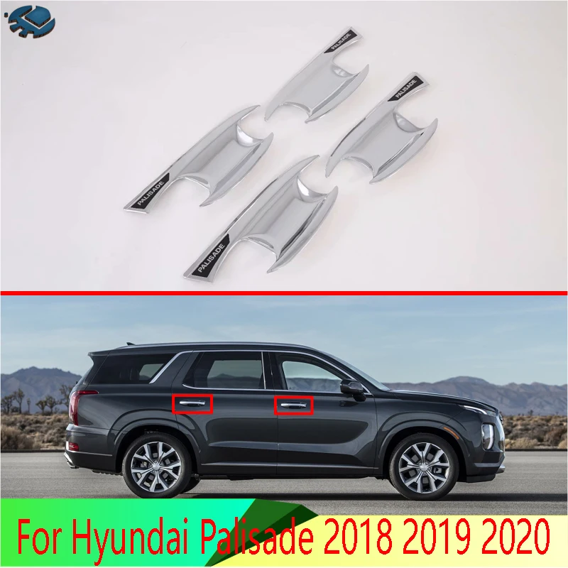 Хромированная накладка на дверную ручку для Hyundai Palisade 2018 2019 2020 ABS | Автомобили и
