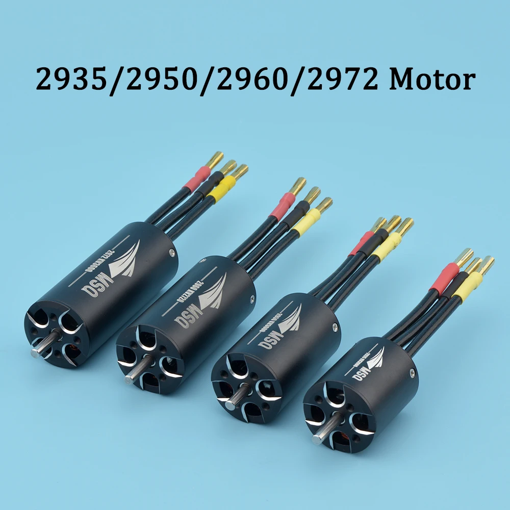 Высокоскоростной бесщеточный двигатель MSQ 2935/2950/2960/2972 2200KV 2720KV 2900KV 3600KV 4120KV для