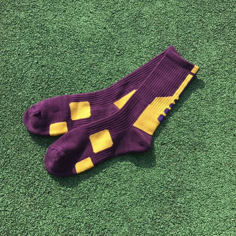 

5 Pairs/Lot New Socks in the High Cylinder Pressure Terry Towel Sports Socks Men Soccer Socks