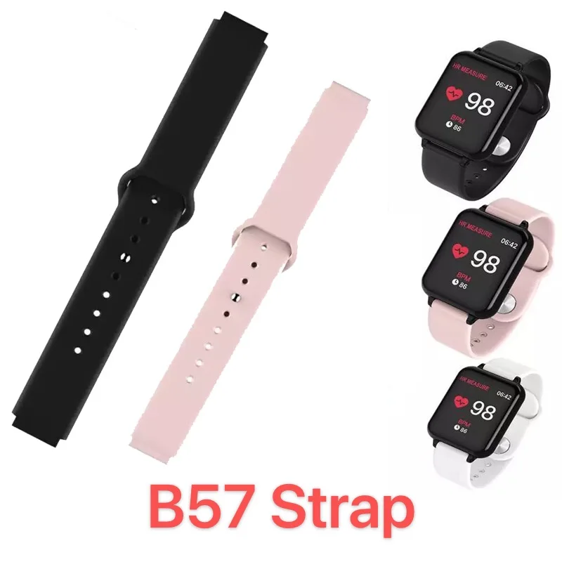 Лидер продаж смарт браслет для мужчин и женщин B57 Смарт часы фитнес трекер синий