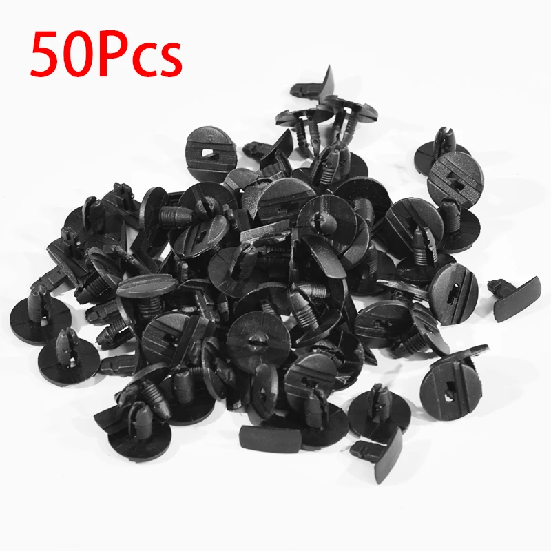 

50 шт., зажимы для внутренней отделки бампера, зажим для крыла, фиксированный зажим, фиксатор с заклепками для Citroen/Peugeot, для Пикассо, Sega