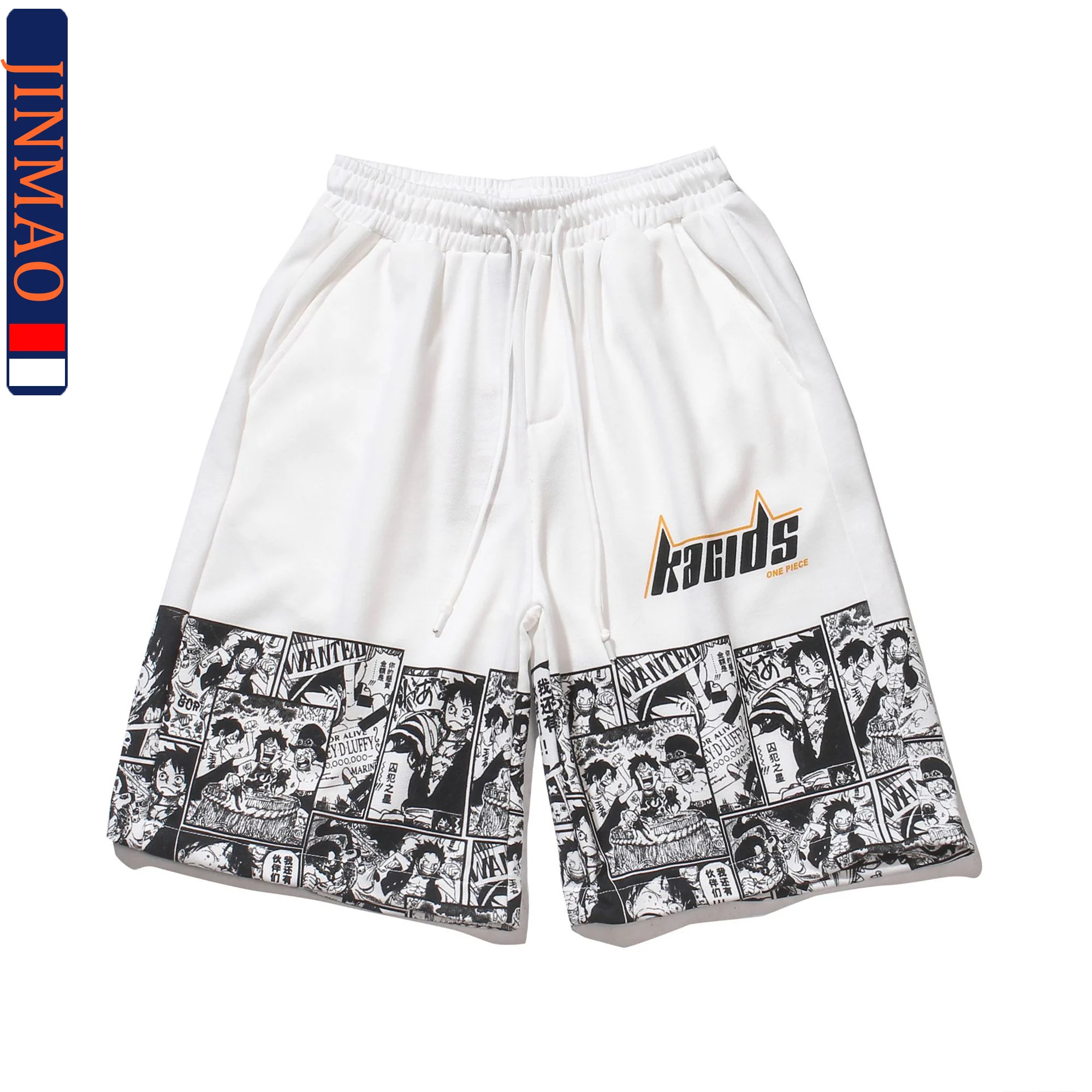 

Summer Kawaii Japanese Anime Luffy Shorts Funny Sweatpants Casual Graphic Sport Pants Hip-Hop Harajuku Playa Board 2021 G10