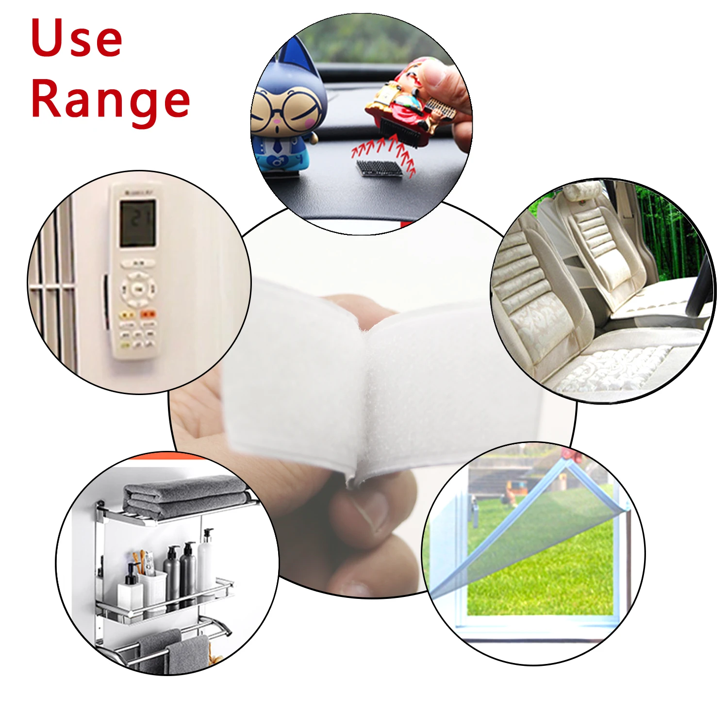 3×10cm 18Pairs/lot Strong Self Adhesive Fastener Stickers Tape For Bed Sheet Sofa Mat Carpet Anti Slip diy |