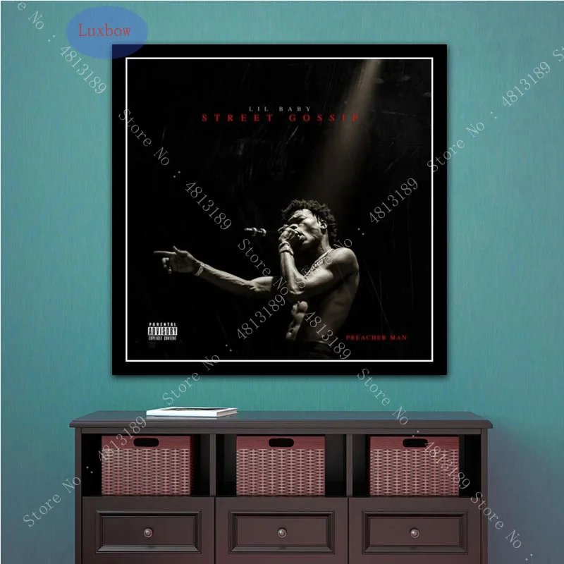 Новинка 2020 художественный музыкальный альбом Rap Singer Star Lil Baby My Turn плакат печать на