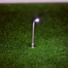 1:500 лампа для железнодорожного поезда, уличный светильник 3 в, светодиодный медный светильник, песочный стол, архитектурные наборы, Diorama, расположение пейзажей