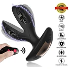 Анальная пробка, вагинальный раздвижной вибратор, Анальная пробка для мужчин, точка G, Анальный климакс, Электрический удар, импульсный массажер простаты