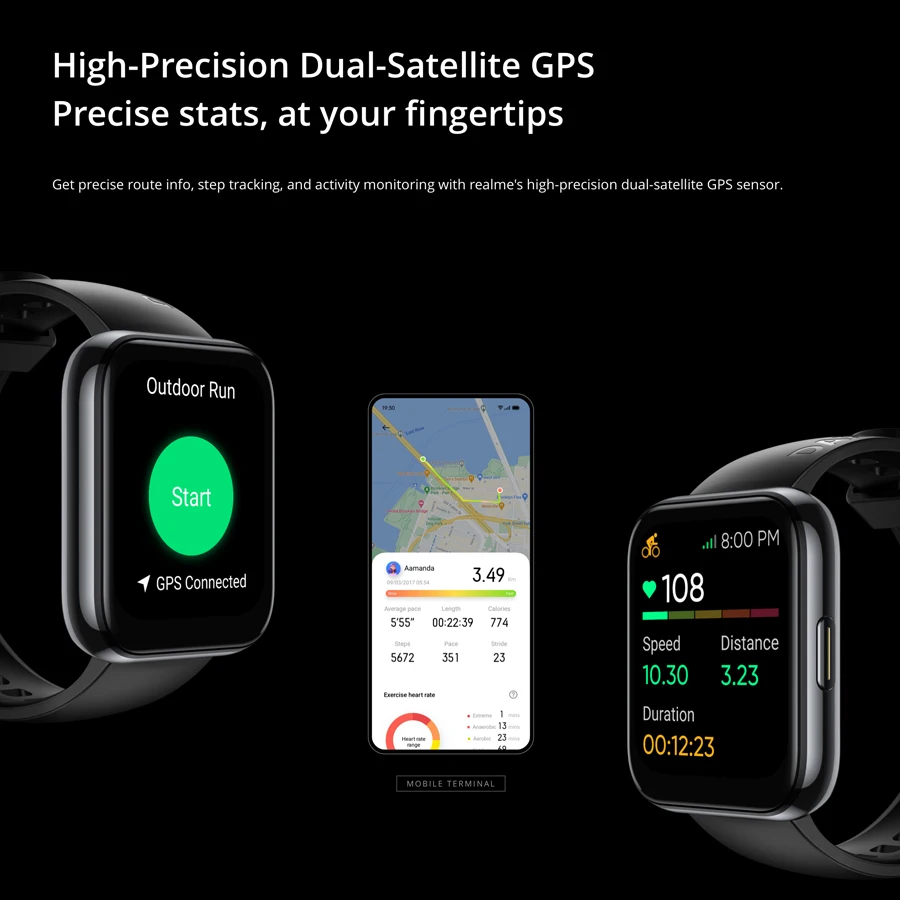 Глобальная версия realme Watch 2 pro Smart 1 75 ''GPS 90 спортивных режимов 14 дней Срок