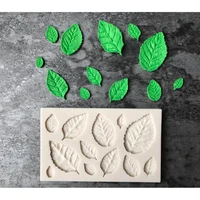 sugarcraft 1 piece leaf silicone mold fondant mold cake decorating tools chocolate mold baking mold