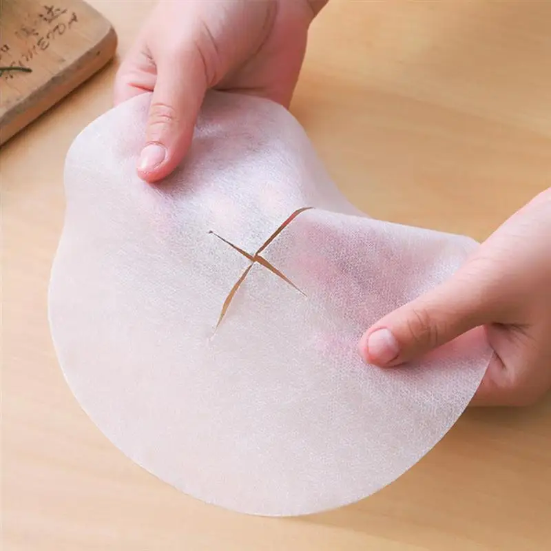 48 шт. круглая бумага для поглощения масла фильтровальная пищевого суповых чипсов