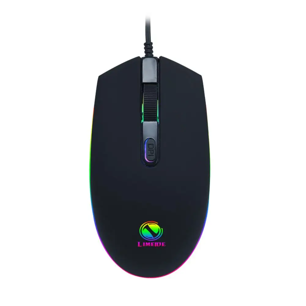 RGB игровая мышь Marquee Lighting Проводная usb-мышь Проводная игровая мышь Простое подключение для ноутбука ПК компьютер