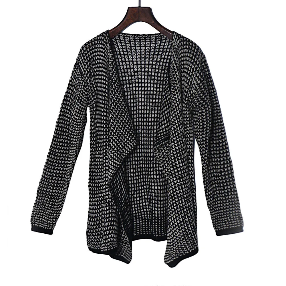 Женский вязаный кардиган SAGACE длинный с длинным рукавом для женщин осень 2020 новое