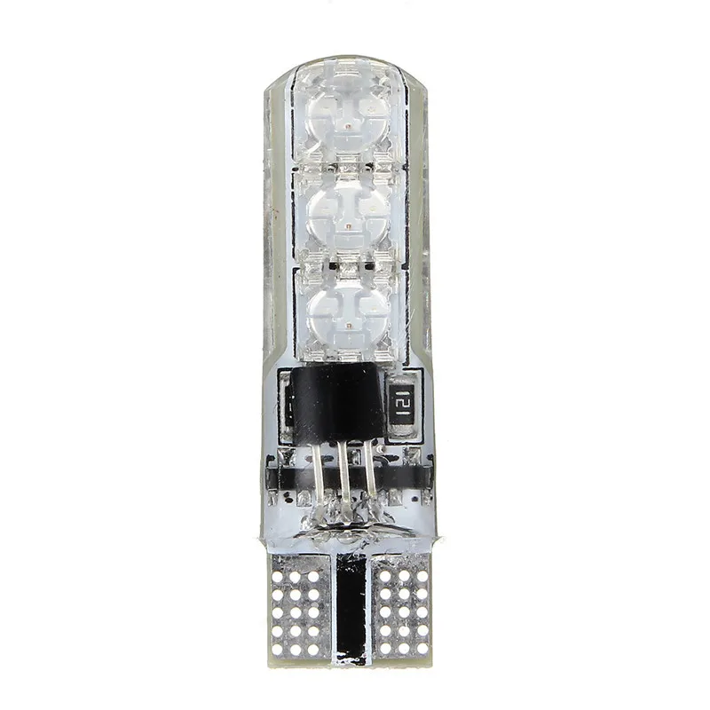4pcs/lot RGB LED 12V 5050 SMD Signal Lamp Reading Wedge Light Interior Decorative Lights for Auto Remote Controller | Освещение