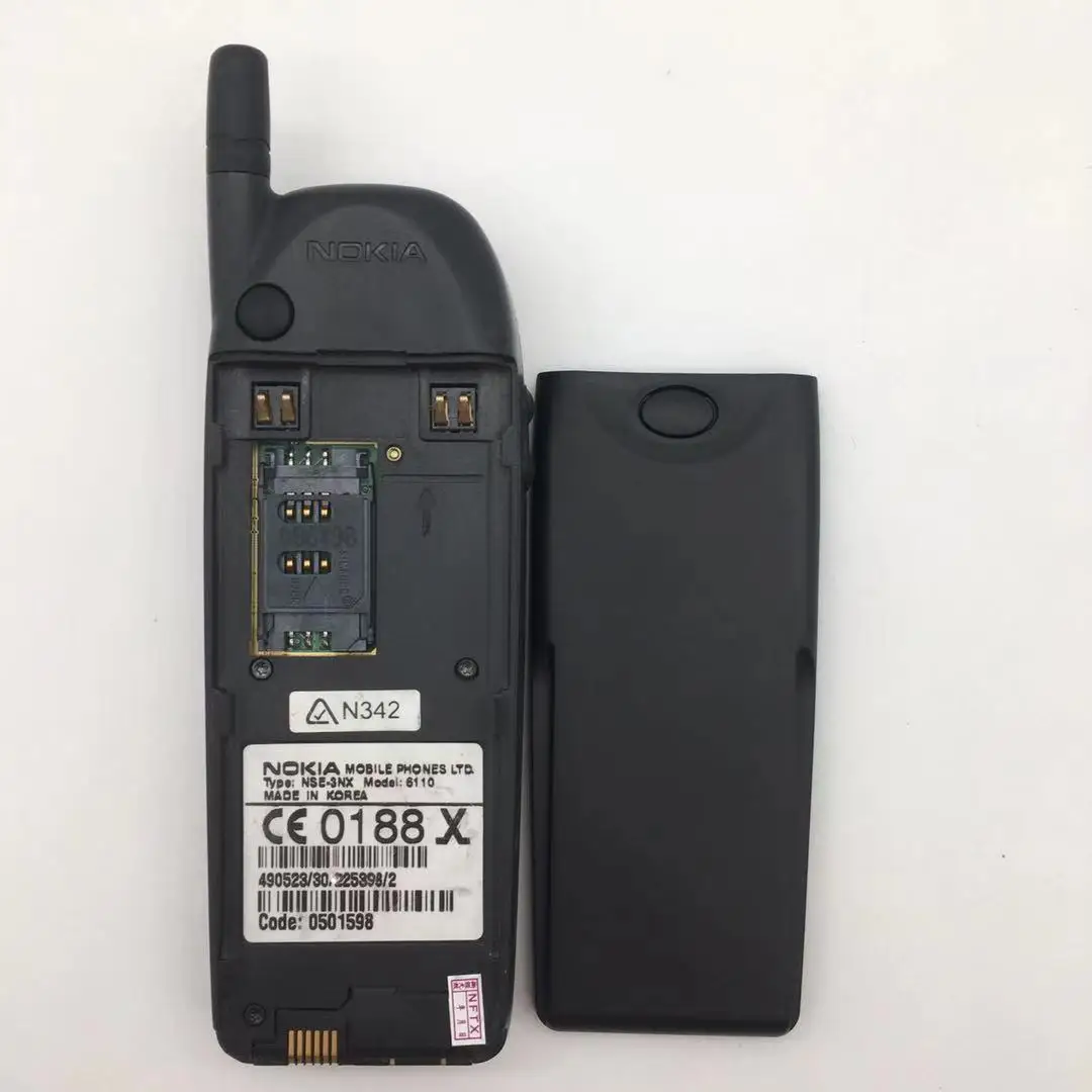 Восстановленный Оригинальный разблокированный мобильный телефон Nokia 6110