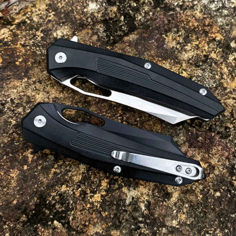 Складной нож KESIWO KS075A D2 клинок с рукояткой G10 Карманный для охоты лагеря выживания
