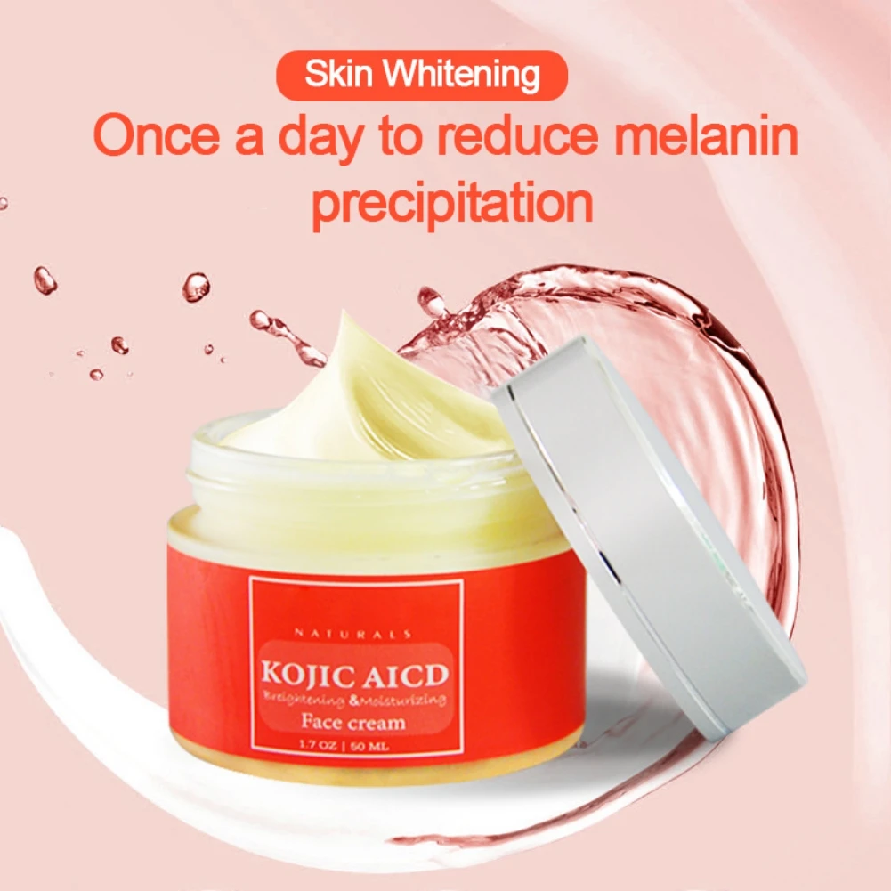 

50ml Anti-Aging Whitening Brightening Hydrate Moisturize Repair Kojic Acid Face Cream Vitamin C Whitening Cream