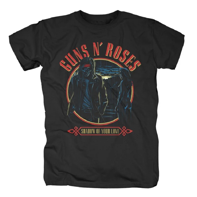 

Shadow Of Your LoveGuns N'Roses Men's Cotton T-shirt Short Sleeve T-shirt