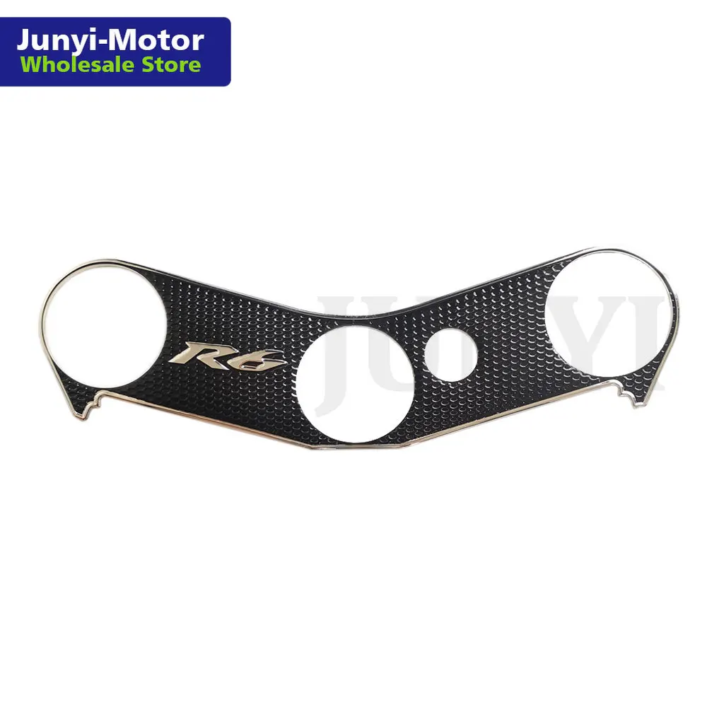 Мотоциклетная верхняя Тройная Зажимная наклейка на хомут для Yamaha YZF R6 YZFR6 YZF600 2006