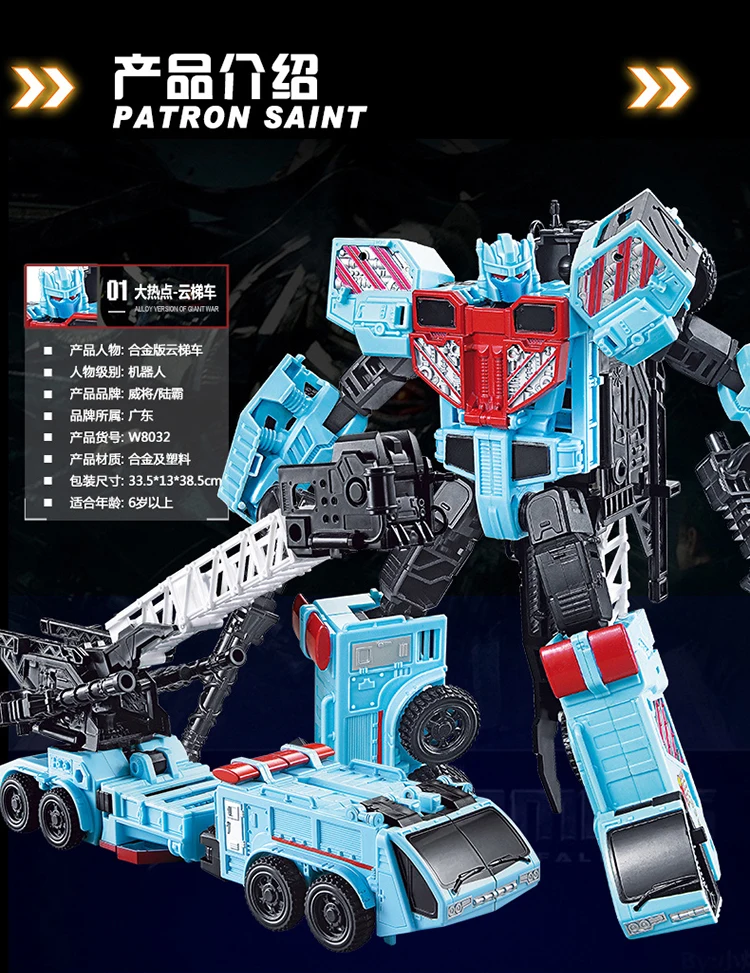 Фигурки оверсайз idw W8032 Defensor игрушки трансформеры первая помощь или уличная мода