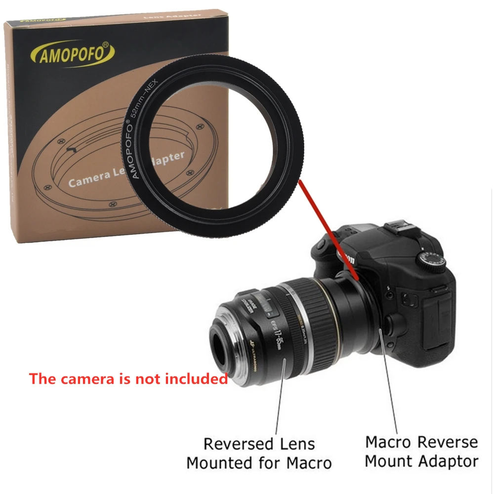 49 мм до 77 Макро Обратного Адаптера Кольцо для Sony E-mount A6500 A6300 A5100 A6000 A5000 A3000 NEX-5T NEX-3N