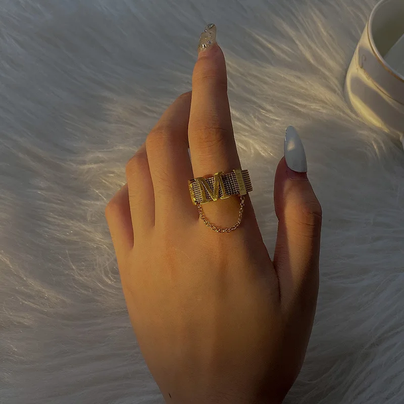 

The New Ring Girl Ins Niche Design Titanium Steel Jewelry Index Finger Ring Hip-hop Korean Fashion Jewelry Rings for Women 2021