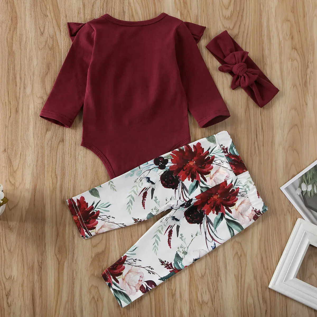 Женский комбинезон с длинными рукавами и оборками | Мать ребенок