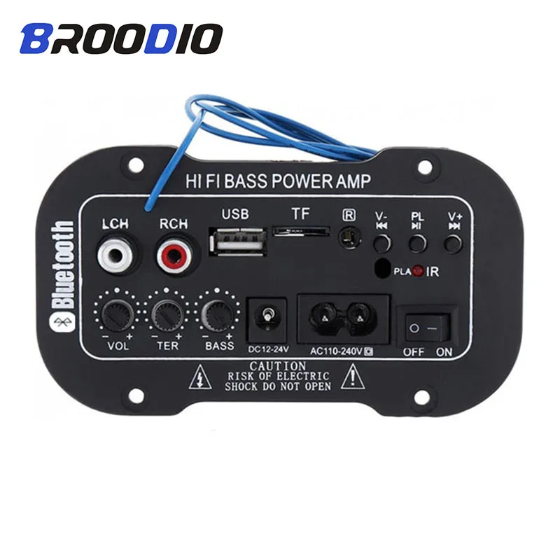 Автомобильный цифровой усилитель Bluetooth плата 25 Вт аудио усилители с USB dac FM-радио