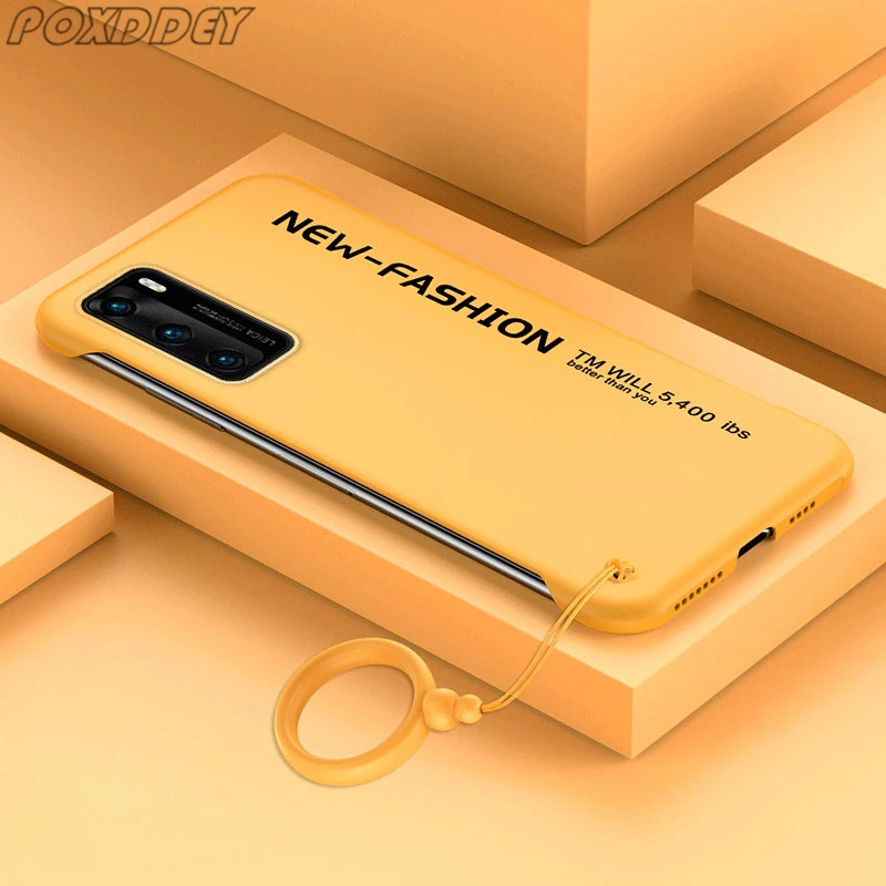 Ультратонкий Новый Модный матовый чехол из поликарбоната для телефона HUAWEI P40 P30 P20