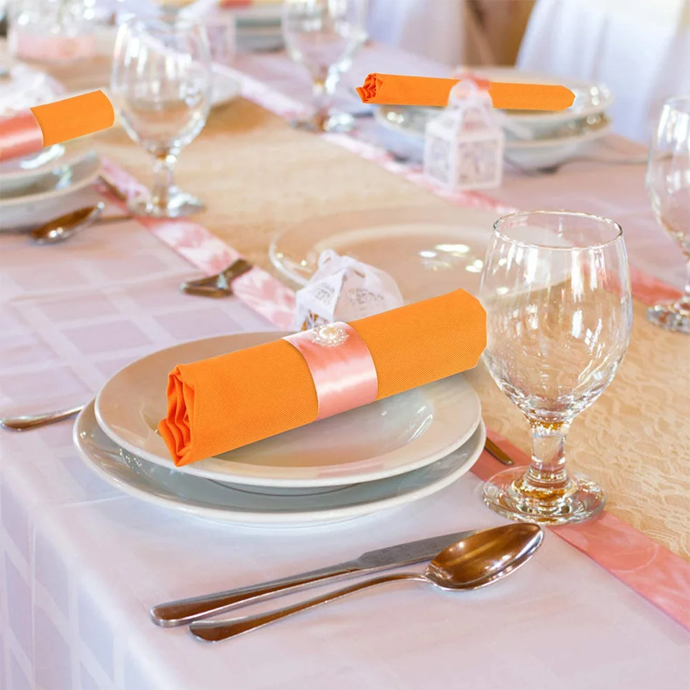 100 шт. льняные салфетки Полиэстеровая салфетка хлопковый платок одежда для