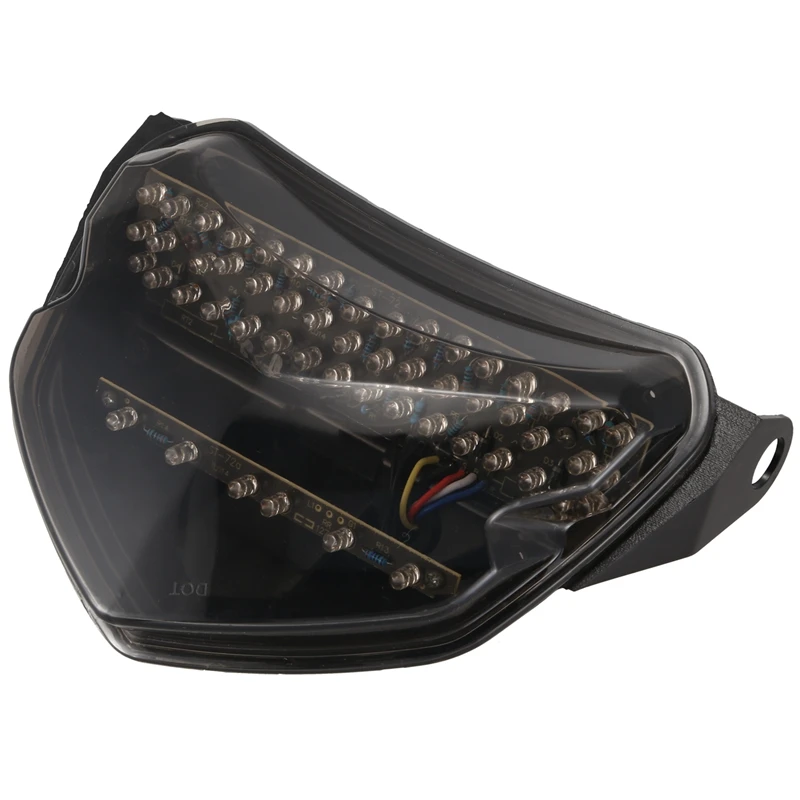 Мотоцикл Дым светодиодный задний фонарь светильник тормоза поворота красного и