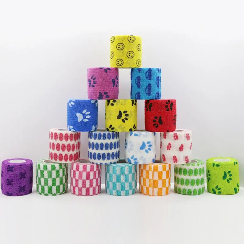 Самоклеящаяся лента 4 5 м см мультяшный бандаж из нетканого материала эластопласт