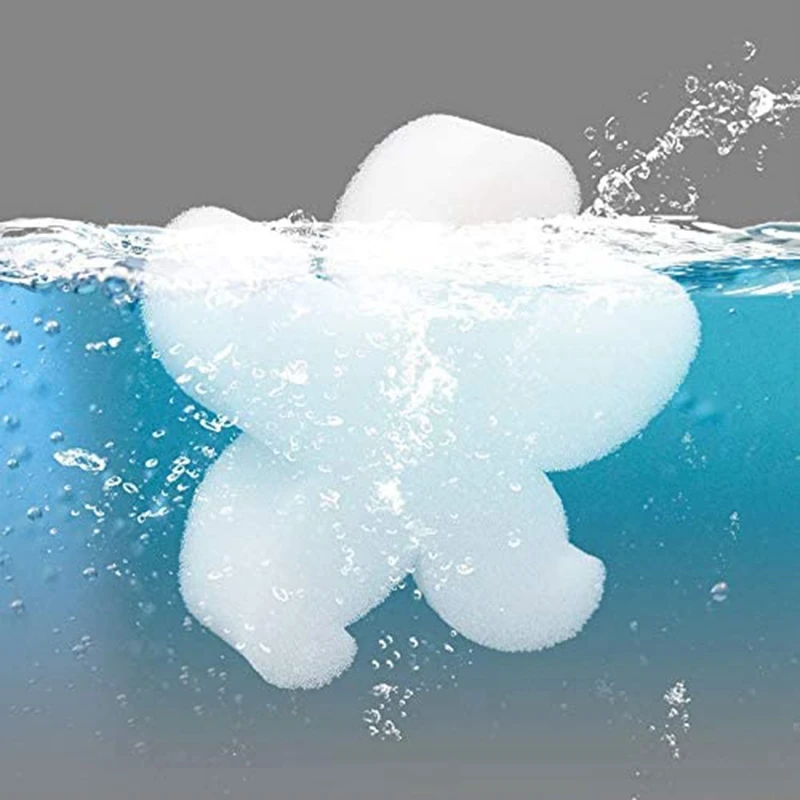 

18 Pcs Oil Absorbing Scum Sponge,Scum Flower Oil Absorbing Sponge,Pool Oil Absorber Clean Sponge Creamy for Hot Tub,Etc